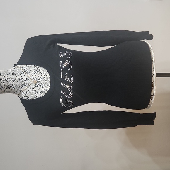 [M] GUESS Women's Sweater - Black NWT - Picture 2 of 5